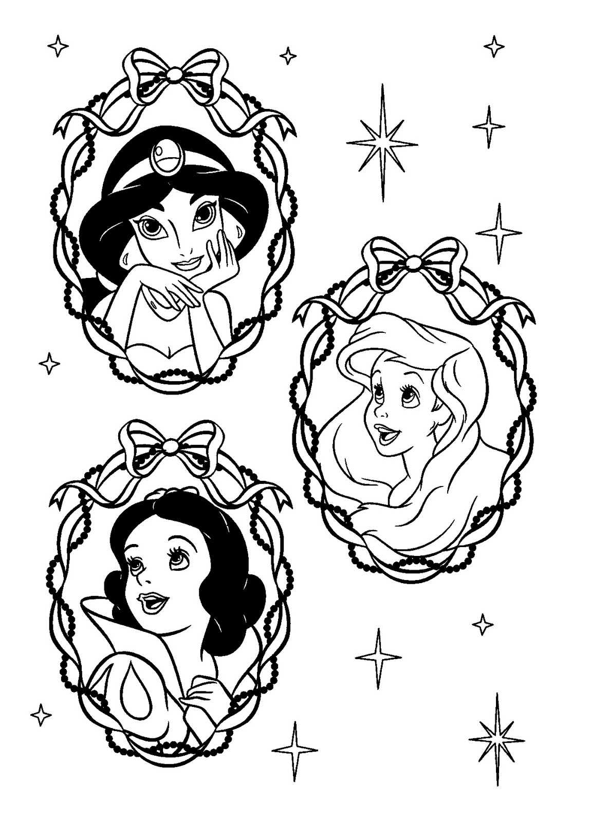 Coloring page: Princess (Characters) #85198 - Free Printable Coloring Pages