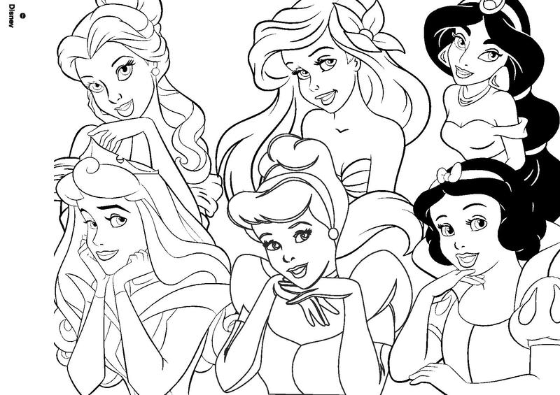Coloring page: Princess (Characters) #85214 - Free Printable Coloring Pages