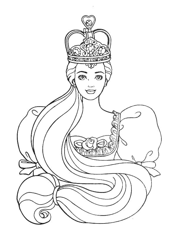 Coloring page: Princess (Characters) #85240 - Free Printable Coloring Pages