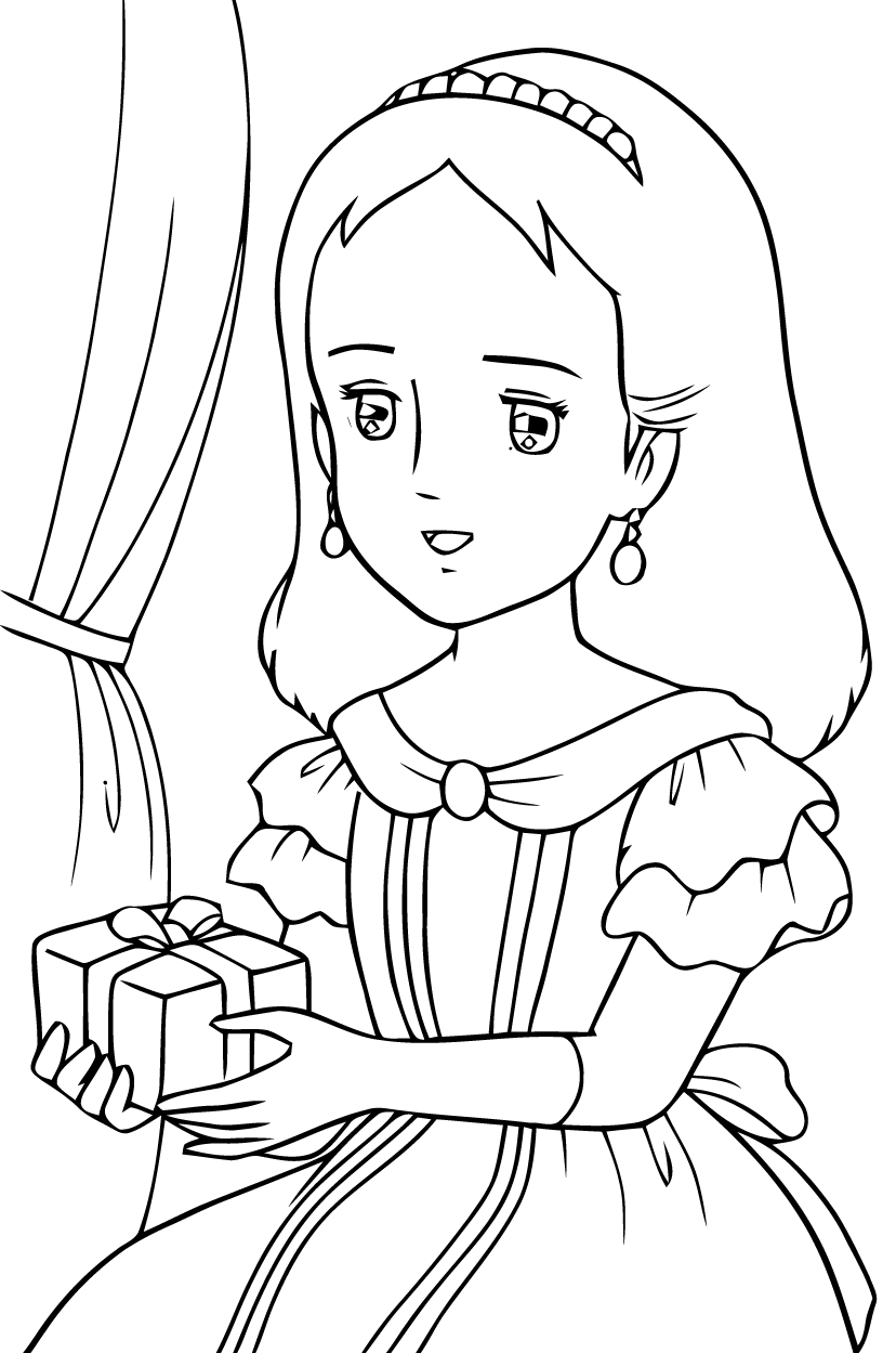 Coloring page: Princess (Characters) #85252 - Free Printable Coloring Pages