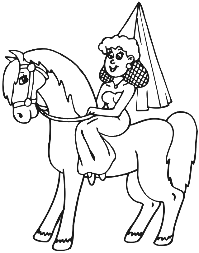 Coloring page: Princess (Characters) #85257 - Free Printable Coloring Pages