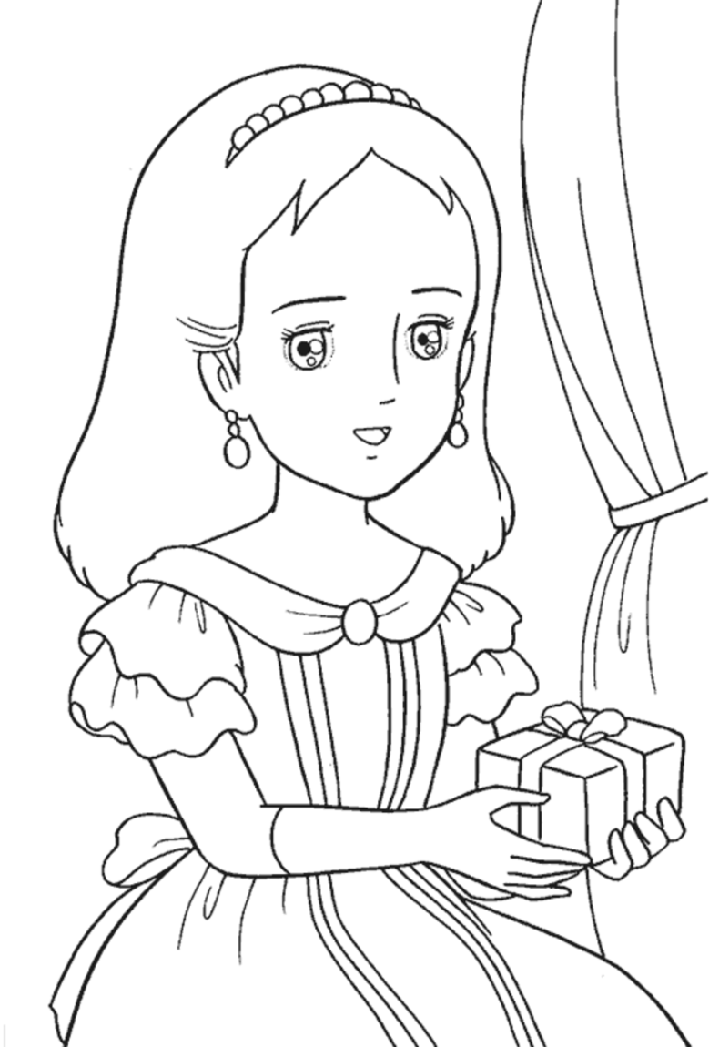 Coloring page: Princess (Characters) #85263 - Free Printable Coloring Pages