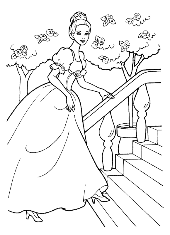 Coloring page: Princess (Characters) #85269 - Free Printable Coloring Pages