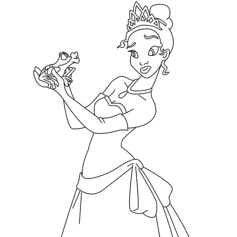 Coloring page: Princess (Characters) #85278 - Free Printable Coloring Pages