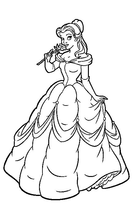 Coloring page: Princess (Characters) #85286 - Free Printable Coloring Pages