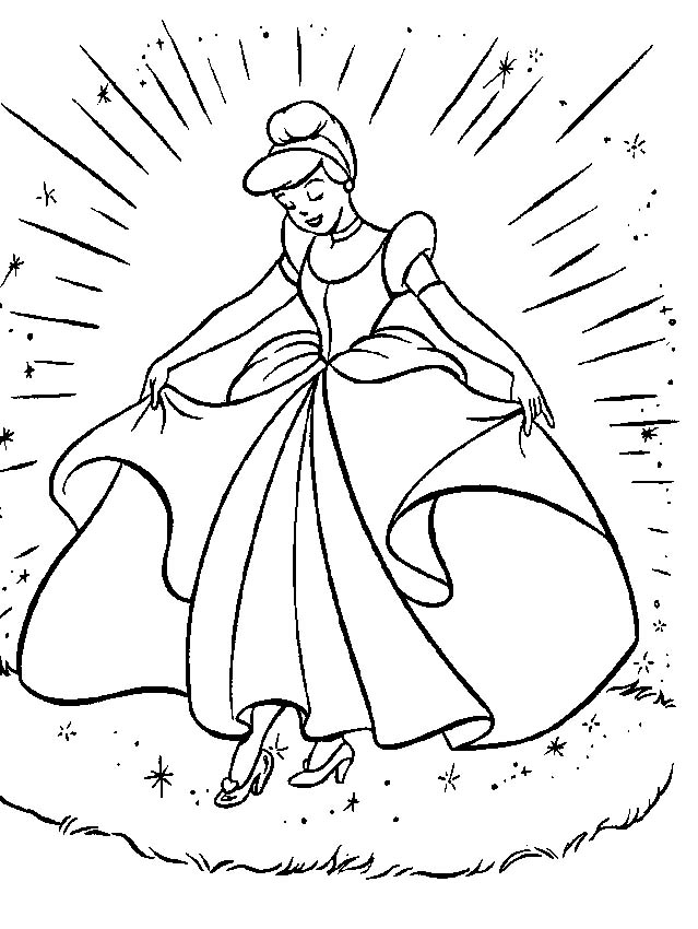 Coloring page: Princess (Characters) #85298 - Free Printable Coloring Pages