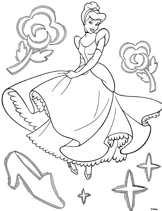 Coloring page: Princess (Characters) #85323 - Free Printable Coloring Pages