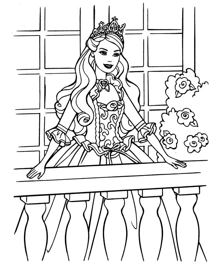 Coloring page: Princess (Characters) #85326 - Free Printable Coloring Pages