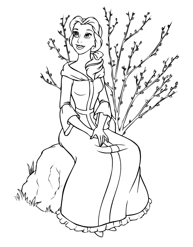 Coloring page: Princess (Characters) #85329 - Free Printable Coloring Pages