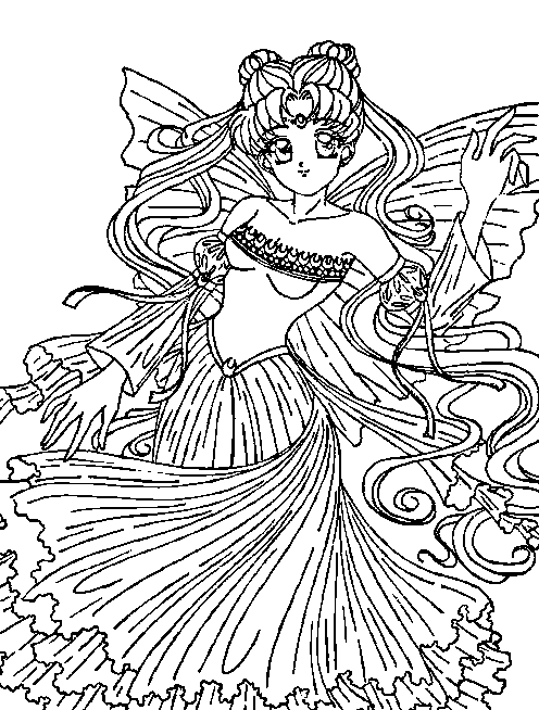 Coloring page: Princess (Characters) #85337 - Free Printable Coloring Pages