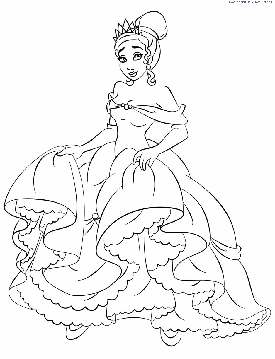 Coloring page: Princess (Characters) #85346 - Free Printable Coloring Pages