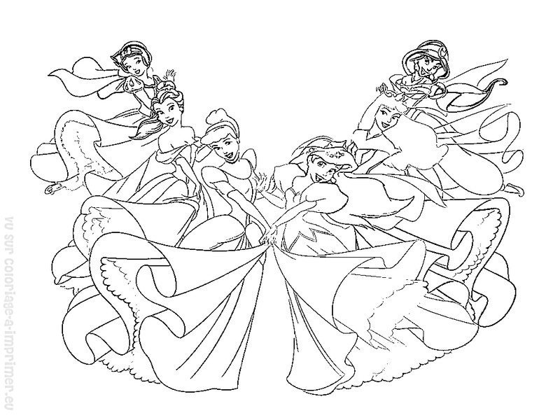 Coloring page: Princess (Characters) #85349 - Free Printable Coloring Pages