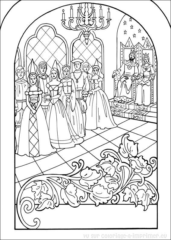 Coloring page: Princess (Characters) #85355 - Free Printable Coloring Pages