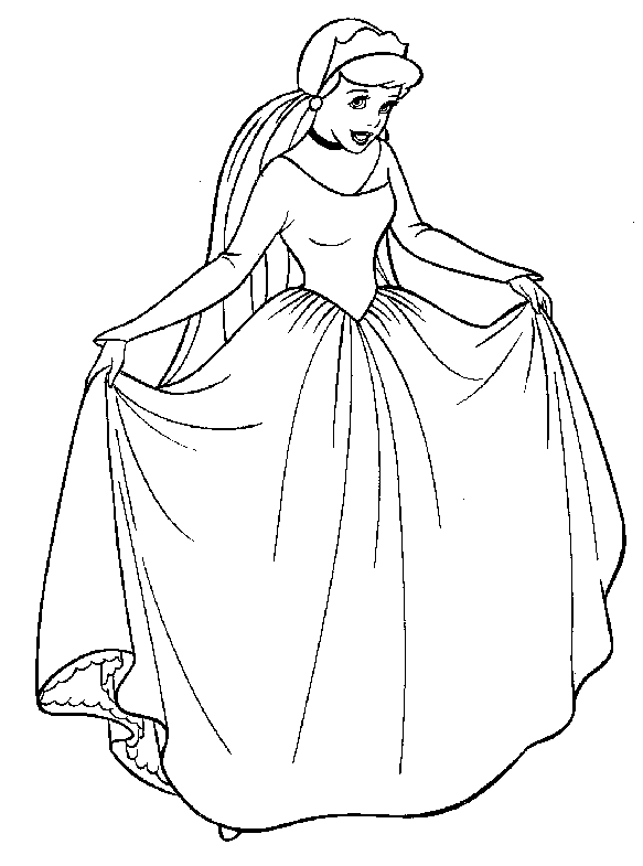 Coloring page: Princess (Characters) #85358 - Free Printable Coloring Pages