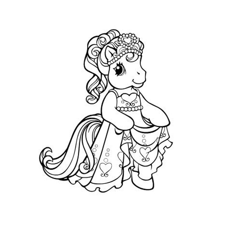 Princess Characters Printable Coloring Pages