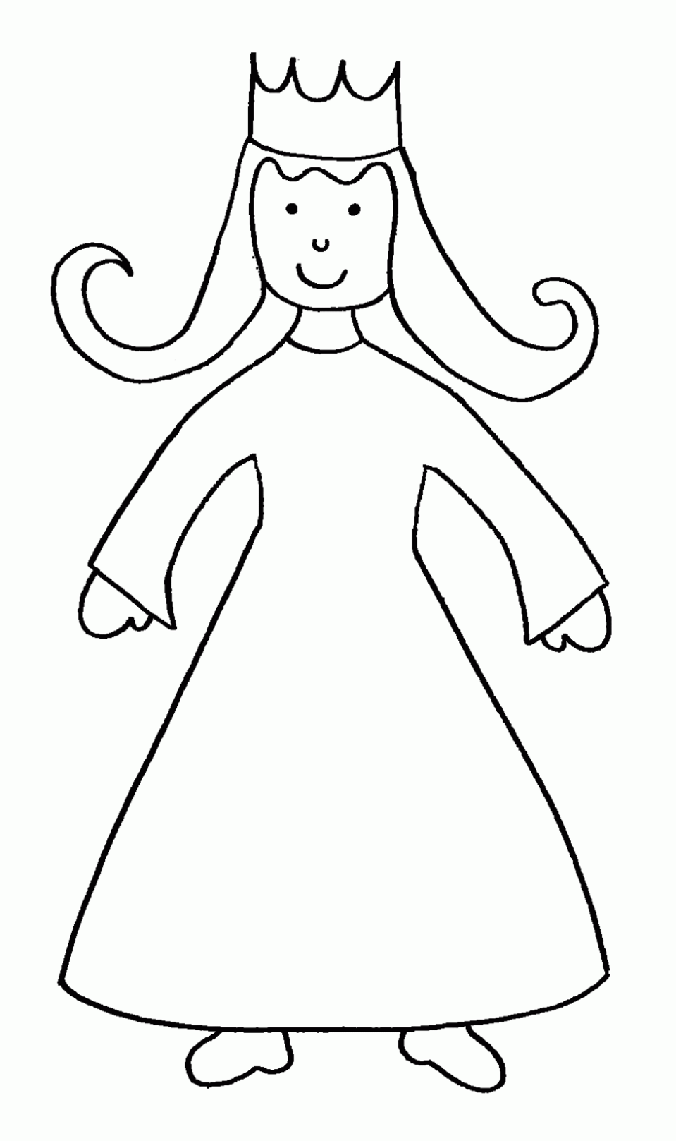 Coloring page: Princess (Characters) #85372 - Free Printable Coloring Pages