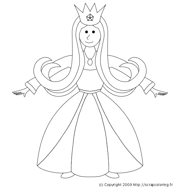 Coloring page: Princess (Characters) #85374 - Free Printable Coloring Pages