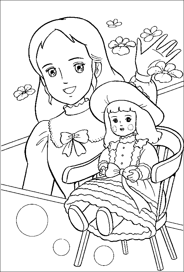 Coloring page: Princess (Characters) #85376 - Free Printable Coloring Pages