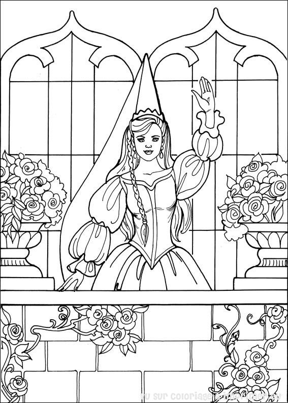 Coloring page: Princess (Characters) #85385 - Free Printable Coloring Pages