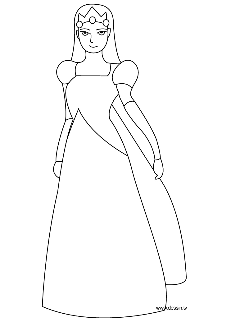 Coloring page: Princess (Characters) #85416 - Free Printable Coloring Pages