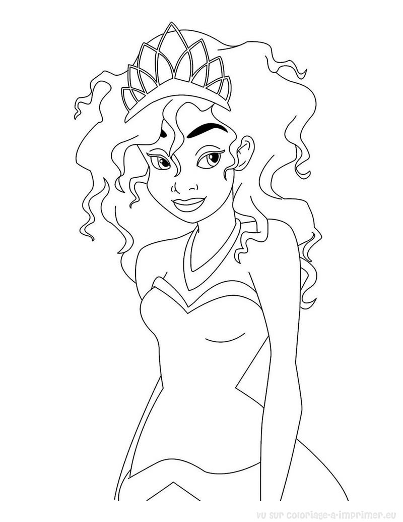 Coloring page: Princess (Characters) #85425 - Free Printable Coloring Pages