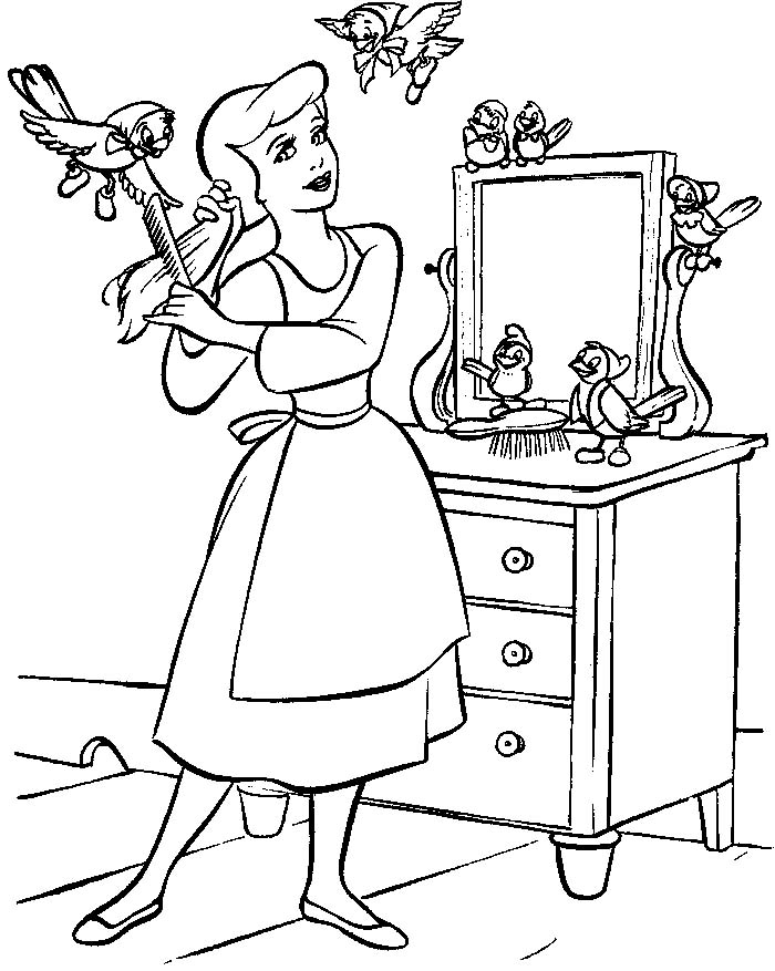 Coloring page: Princess (Characters) #85456 - Free Printable Coloring Pages