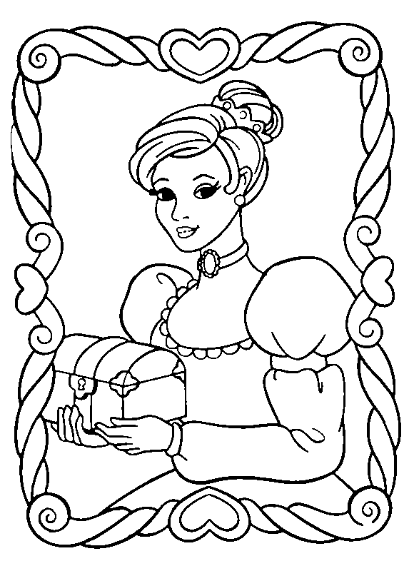 Coloring page: Princess (Characters) #85482 - Free Printable Coloring Pages