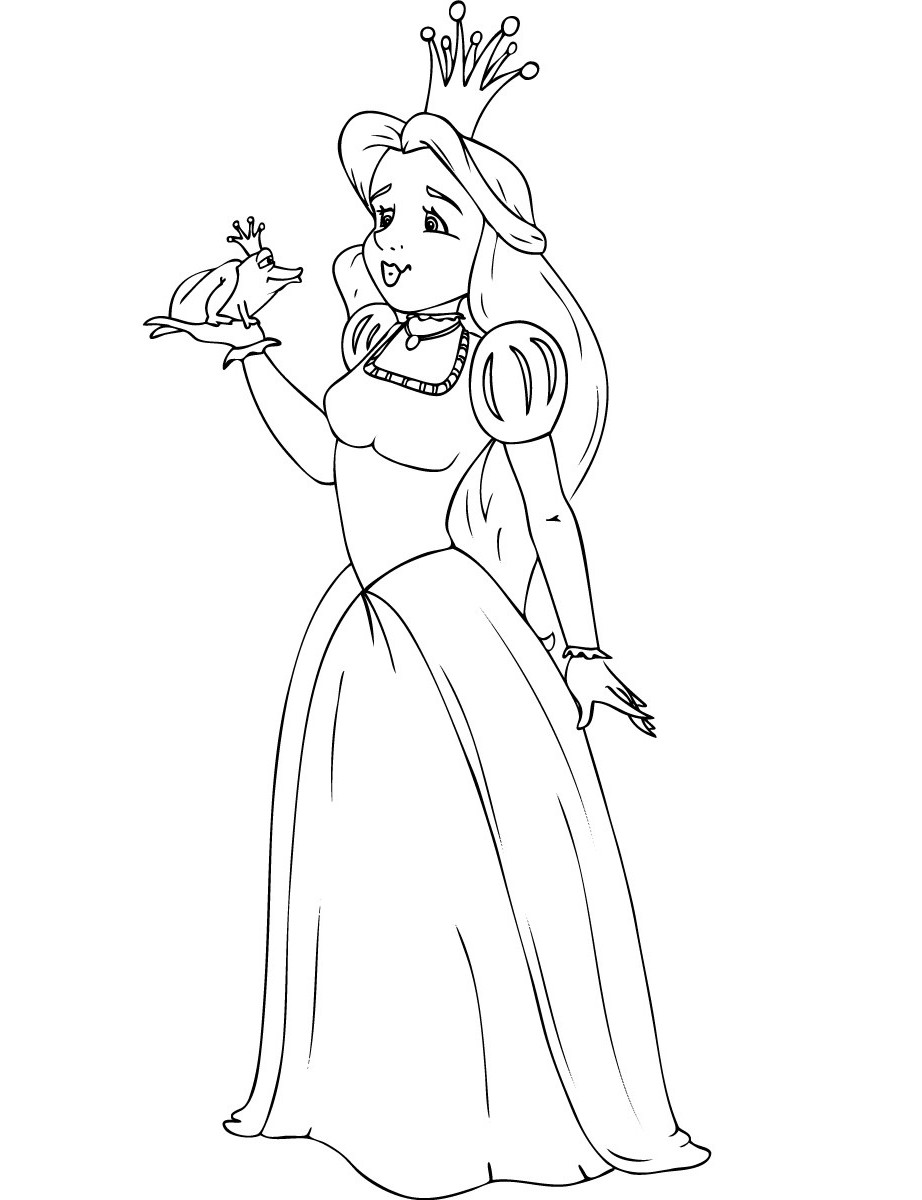 Coloring page: Princess (Characters) #85492 - Free Printable Coloring Pages