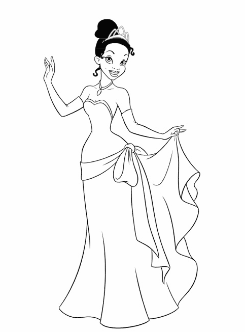 Coloring page: Princess (Characters) #85499 - Free Printable Coloring Pages