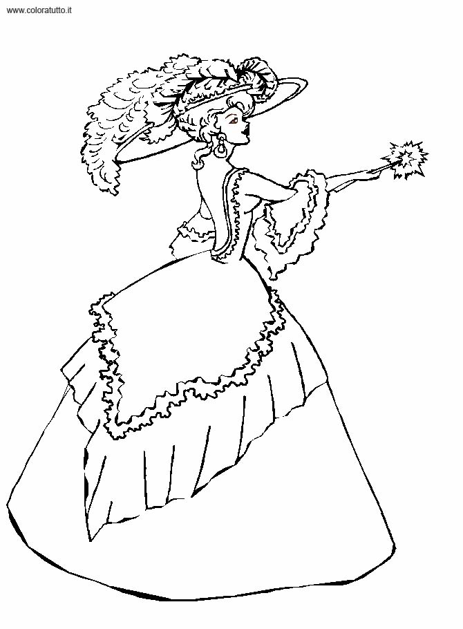 Coloring page: Princess (Characters) #85517 - Free Printable Coloring Pages