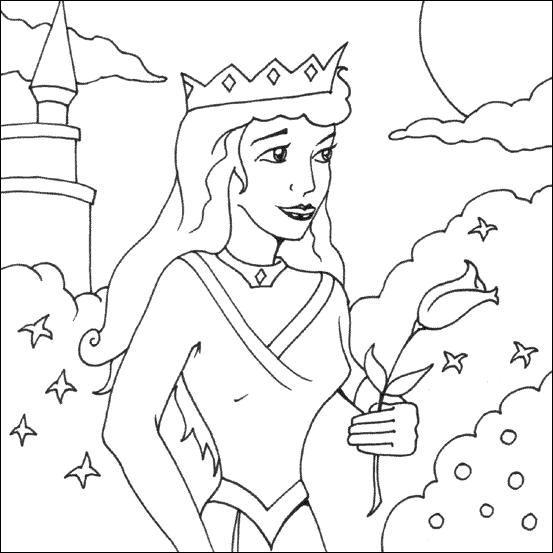 Coloring page: Princess (Characters) #85518 - Free Printable Coloring Pages