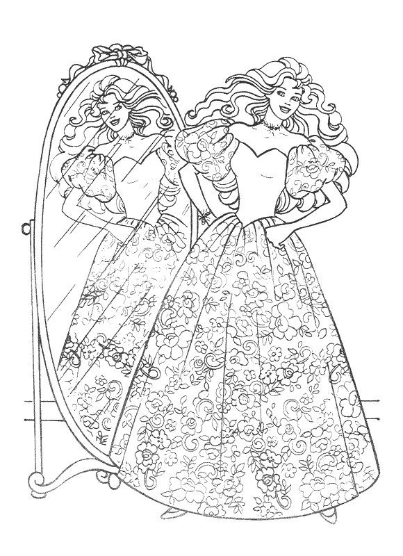 Coloring page: Princess (Characters) #85523 - Free Printable Coloring Pages