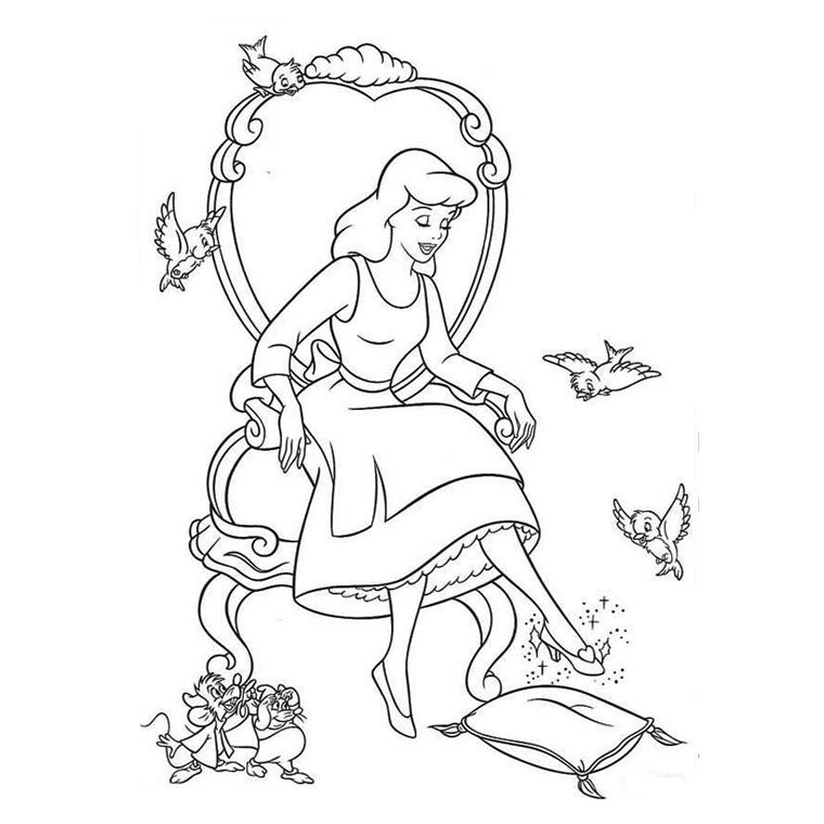 Coloring page: Princess (Characters) #85529 - Free Printable Coloring Pages