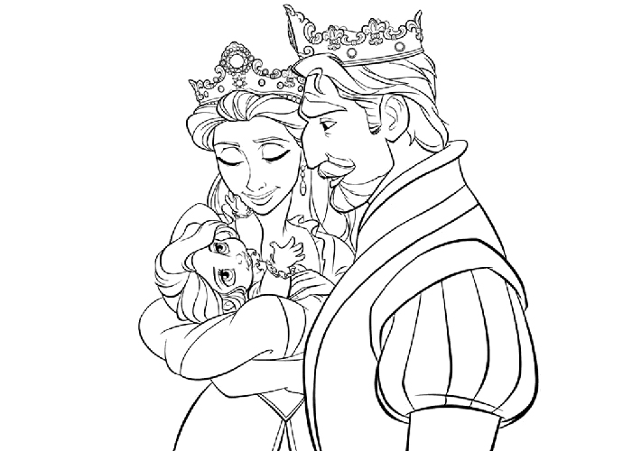 Coloring page: Queen (Characters) #106220 - Free Printable Coloring Pages