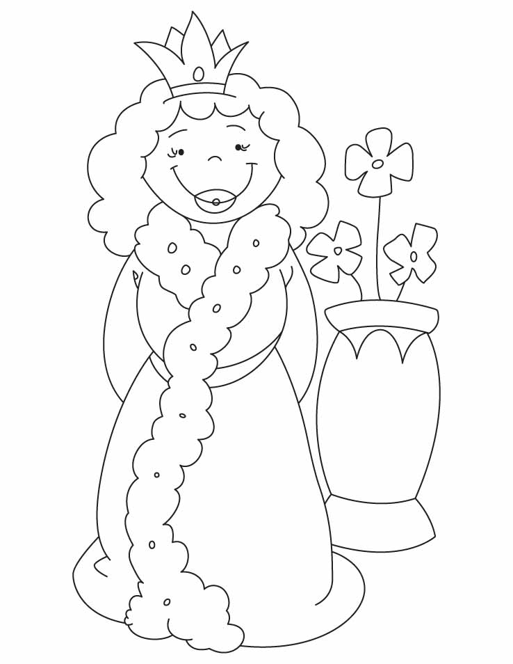 Coloring page: Queen (Characters) #106233 - Free Printable Coloring Pages