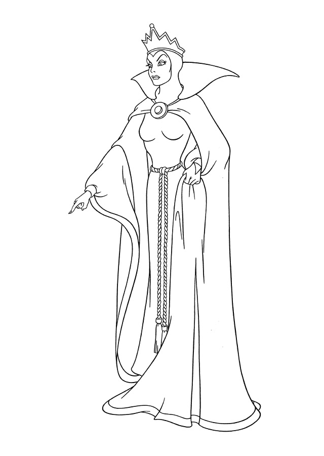 Coloring page: Queen (Characters) #106291 - Free Printable Coloring Pages