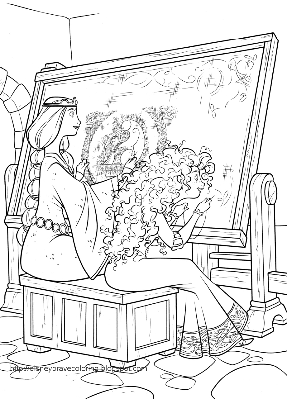Coloring page: Queen (Characters) #106325 - Free Printable Coloring Pages