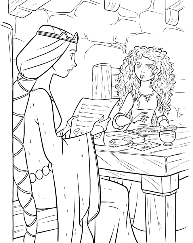 Coloring page: Queen (Characters) #106438 - Free Printable Coloring Pages
