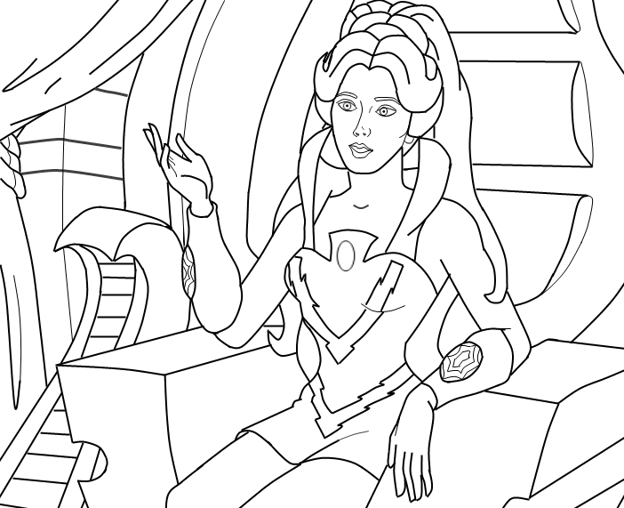 Coloring page: Queen (Characters) #106447 - Free Printable Coloring Pages