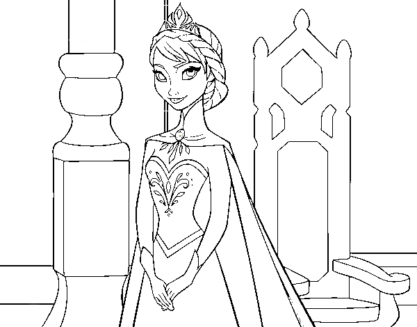 Coloring page: Queen (Characters) #106448 - Free Printable Coloring Pages