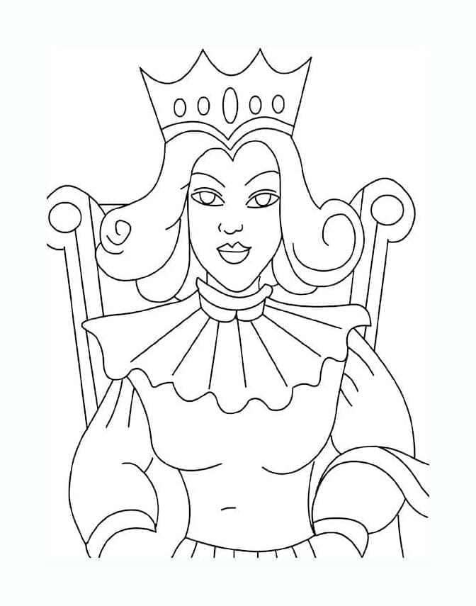Free printable Queen coloring page #203754 from Characters collection