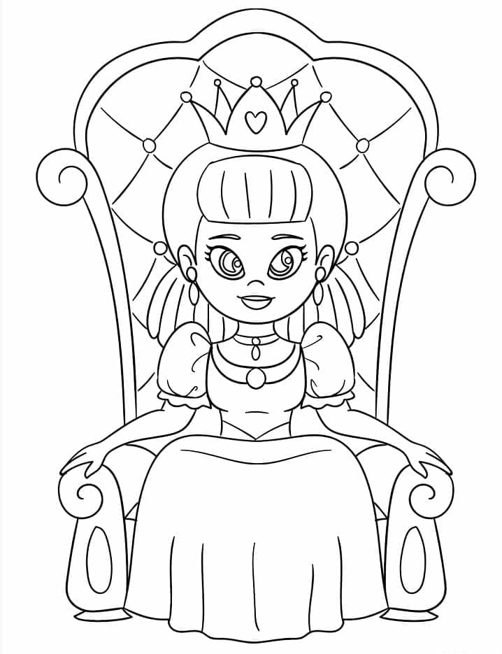 Free printable Queen coloring page #203790 from Characters collection