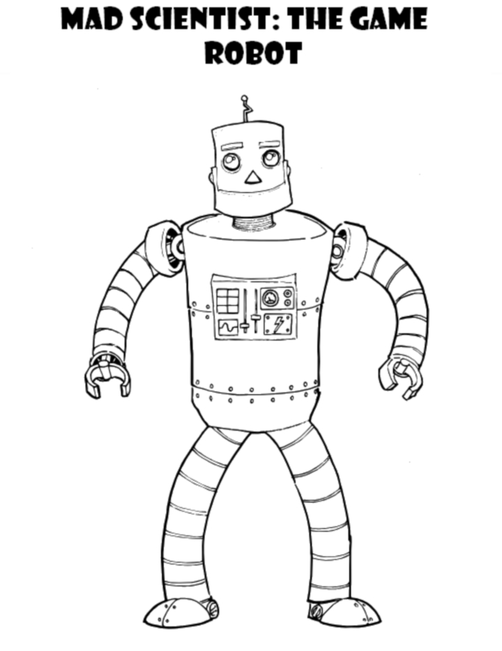Coloring page: Robot (Characters) #106566 - Free Printable Coloring Pages