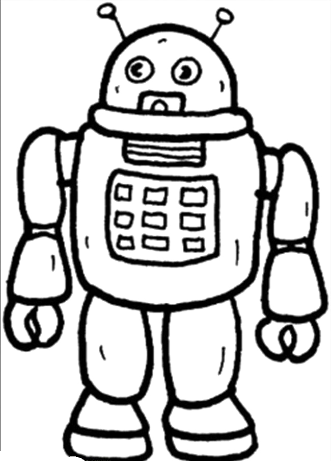 Coloring page: Robot (Characters) #106572 - Free Printable Coloring Pages