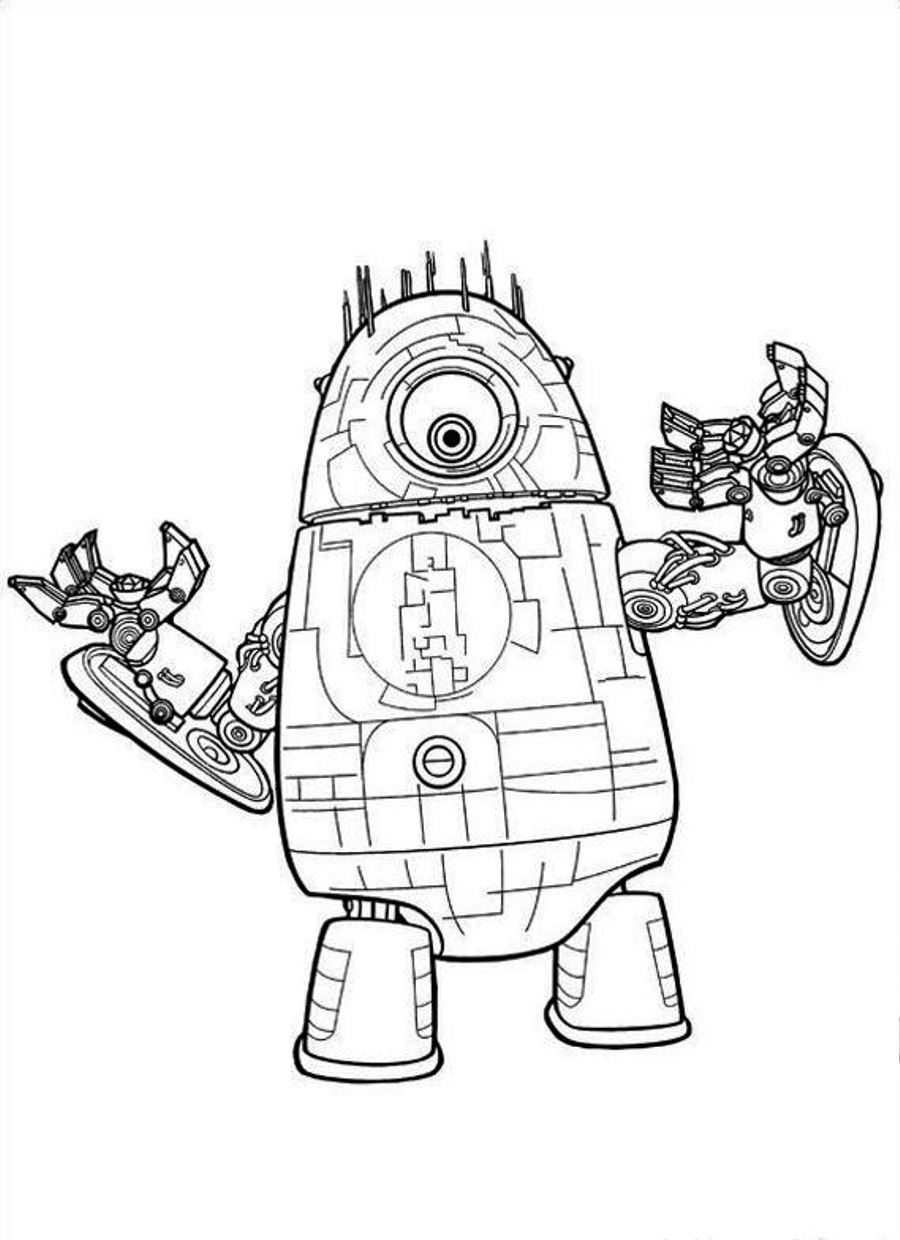 Coloring page: Robot (Characters) #106582 - Free Printable Coloring Pages