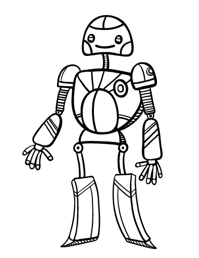 Coloring page: Robot (Characters) #106591 - Free Printable Coloring Pages