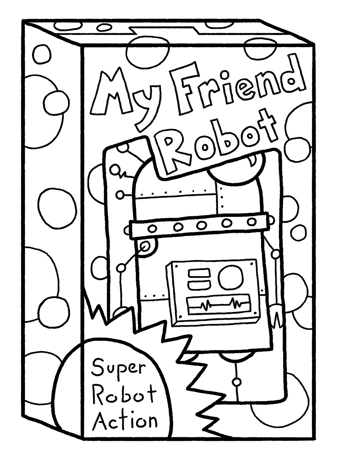 Coloring page: Robot (Characters) #106592 - Free Printable Coloring Pages