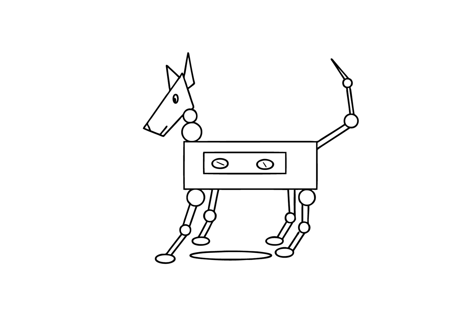 Coloring page: Robot (Characters) #106601 - Free Printable Coloring Pages