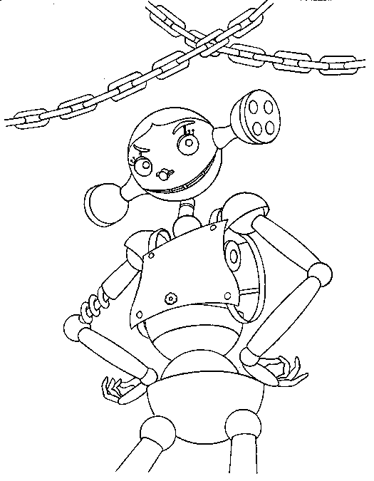 Coloring page: Robot (Characters) #106605 - Free Printable Coloring Pages