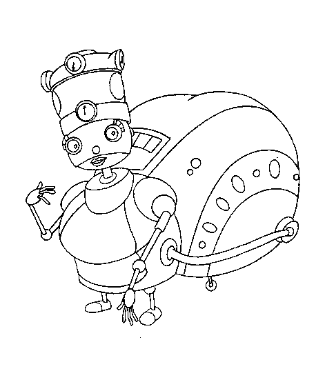 Coloring page: Robot (Characters) #106609 - Free Printable Coloring Pages